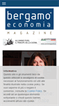 Mobile Screenshot of bergamoeconomia.it